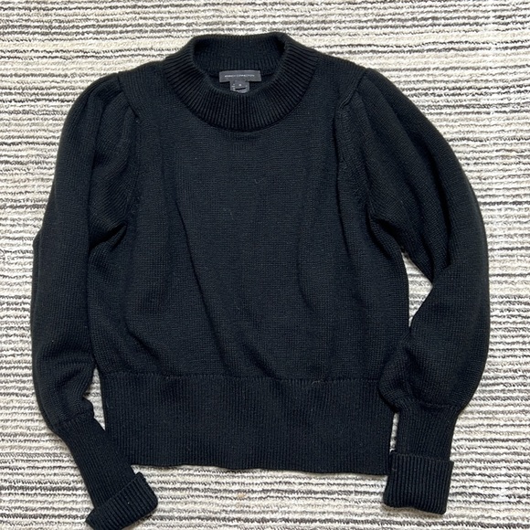 French Connection black crew neck sweater - Picture 3 of 6